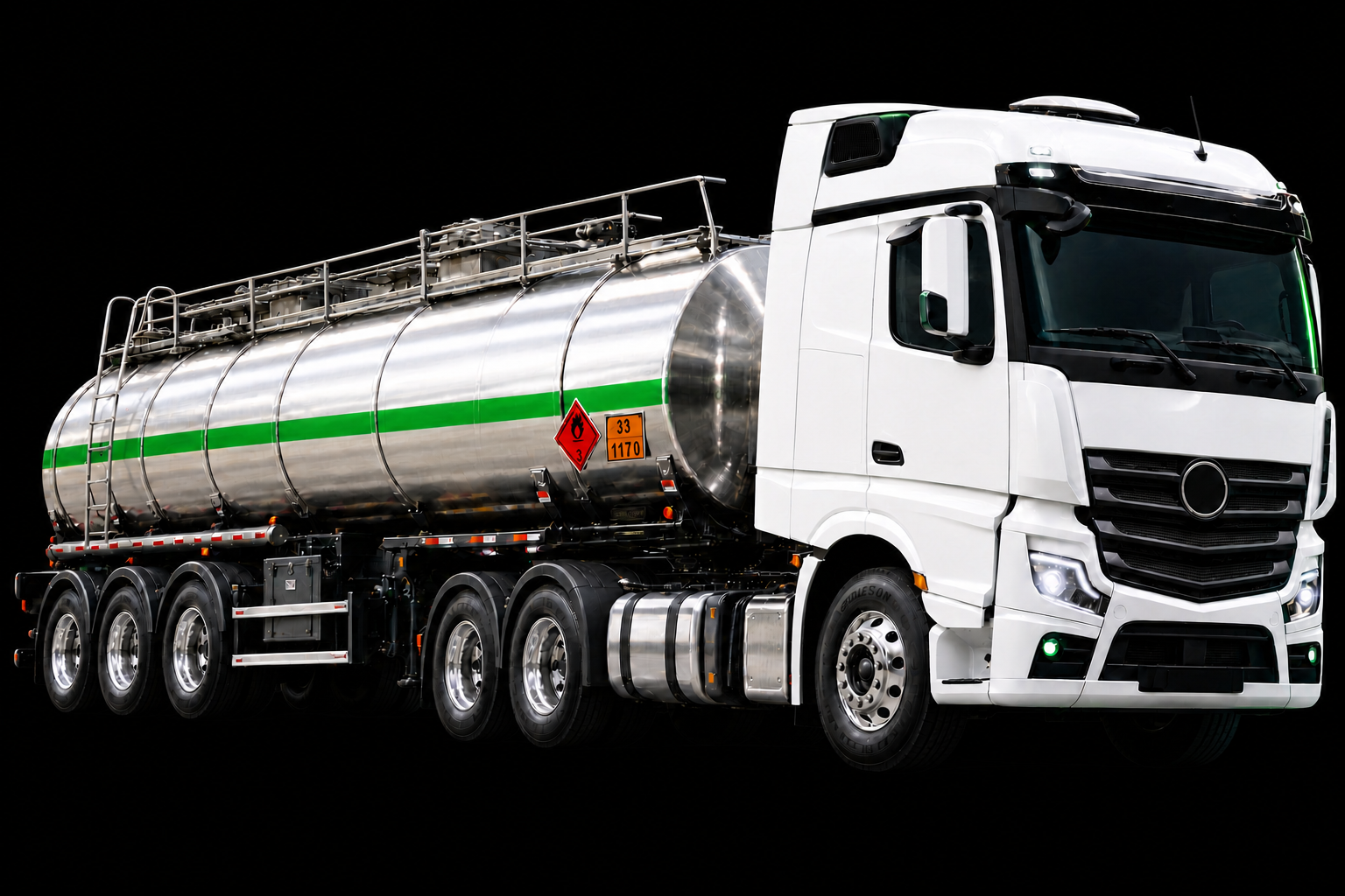 Caminhão-tanque para transporte de produtos químicos